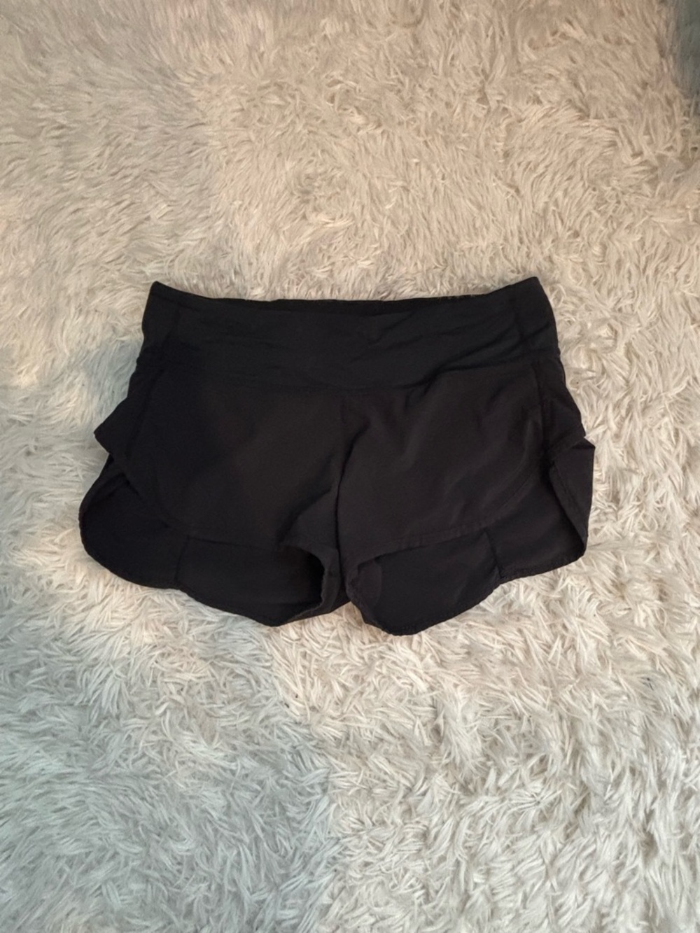 lululemon athletica Black Layered Running Shorts